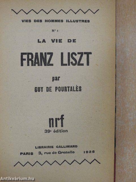 La vie de Franz Liszt