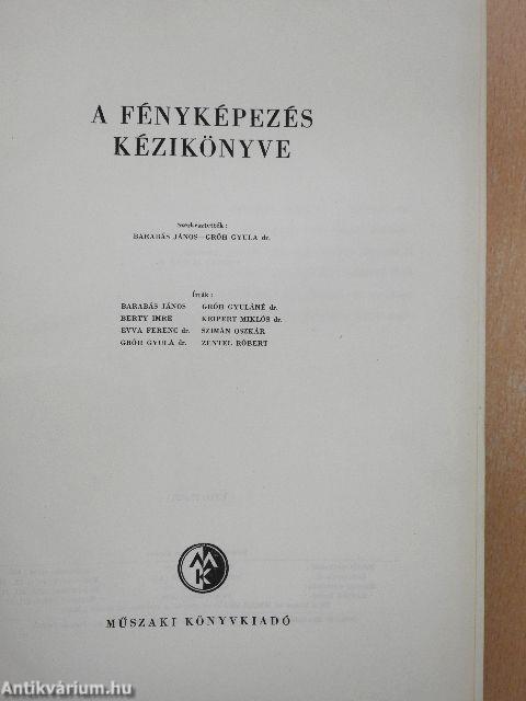 A fényképezés kézikönyve