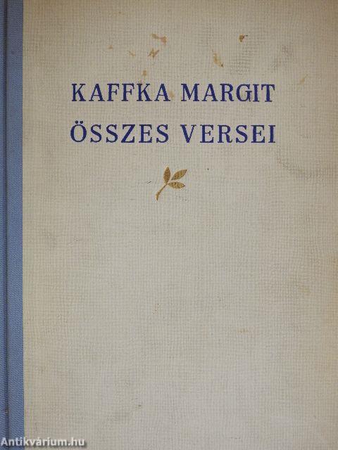 Kaffka Margit összes versei