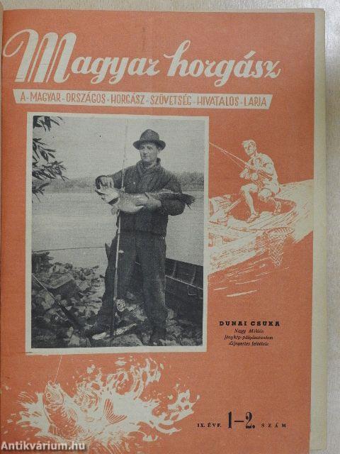 Magyar Horgász 1955-1958. (vegyes számok) (32 db)