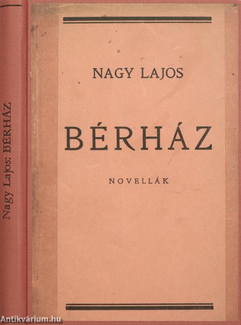 Bérház (dedikált példány)