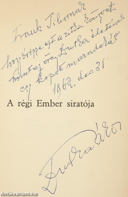 Cédrusfa csellón (dedikált példány)