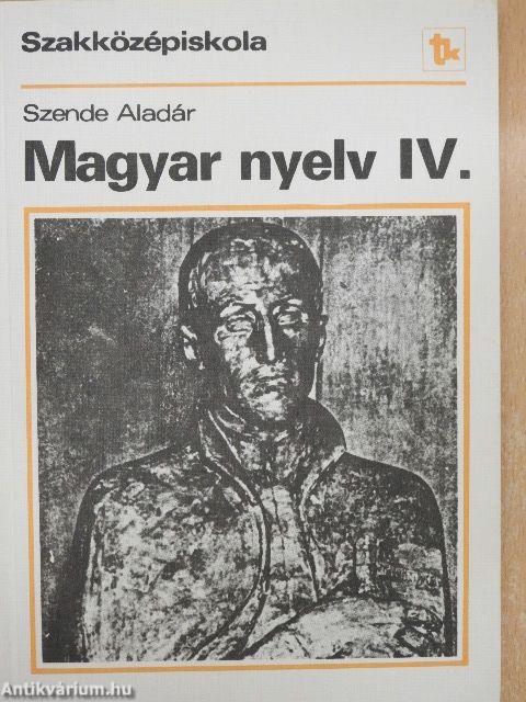 Magyar nyelv IV.