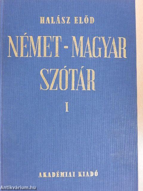 Német-magyar szótár I-II.