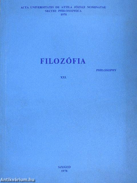 Filozófia XXI.