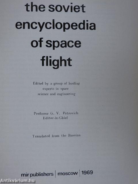 The soviet encyclopedia of space flight