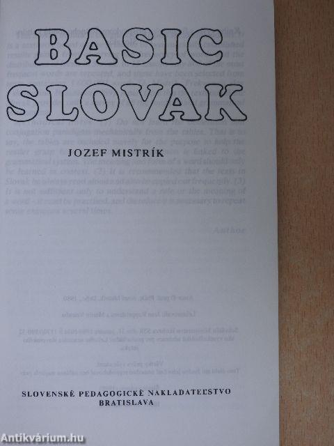 Basic Slovak