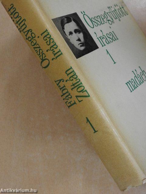 Fábry Zoltán összegyűjtött írásai 1.