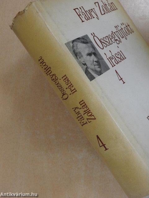 Fábry Zoltán összegyűjtött írásai 4.
