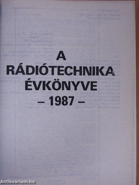 A Rádiótechnika évkönyve 1987