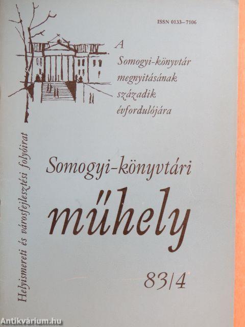 Somogyi-könyvtári műhely 83/4