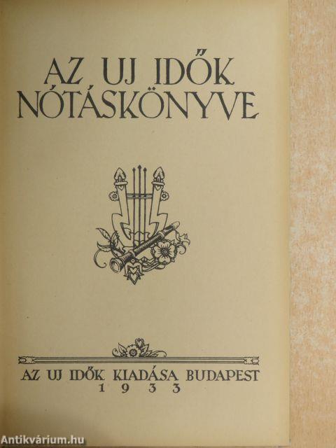 Az Uj Idők Nótáskönyve