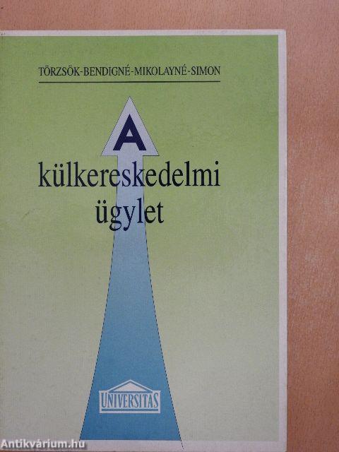 A külkereskedelmi ügylet