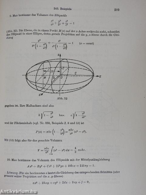 Differential- und Integralrechnung II.