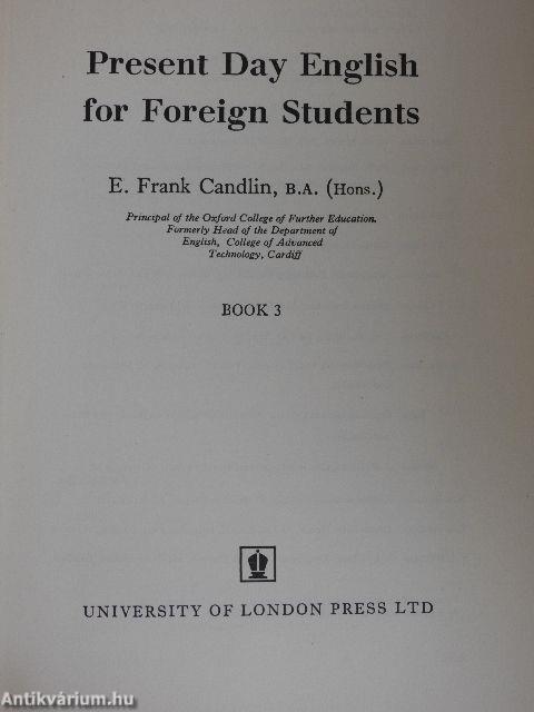 Present Day English for Foreign Students Book 3.