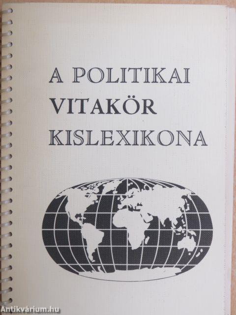 A politikai vitakör kislexikona 1976