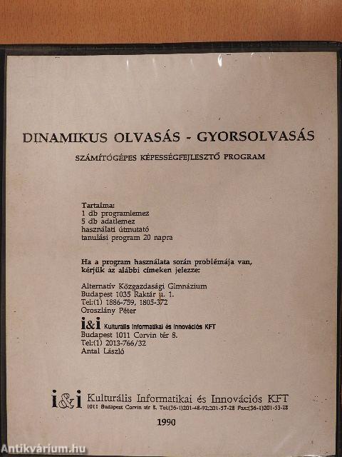 Dinamikus olvasás - gyorsolvasás - lemezzel