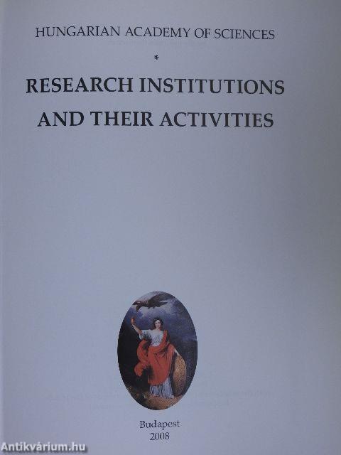 Research institutions and their activities