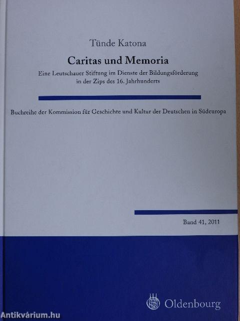 Caritas und Memoria