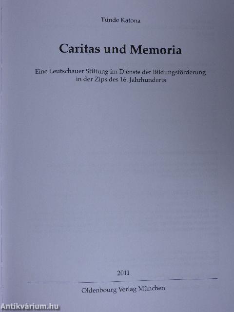 Caritas und Memoria