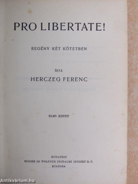 Pro Libertate! I-II.