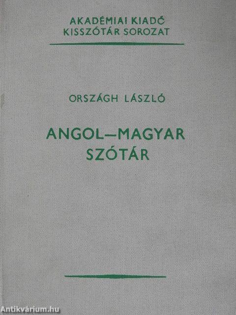 Angol-magyar szótár