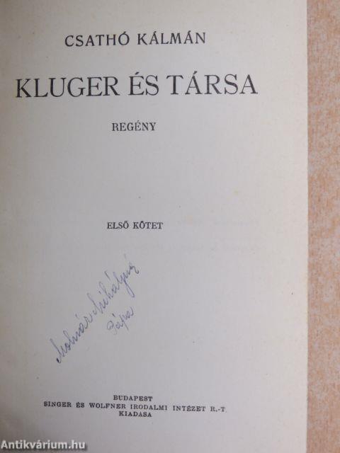 Kluger és társa I-II.
