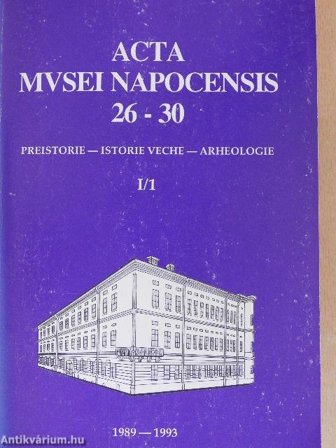 Acta Musei Napocensis 26-30 I/1 (töredék)