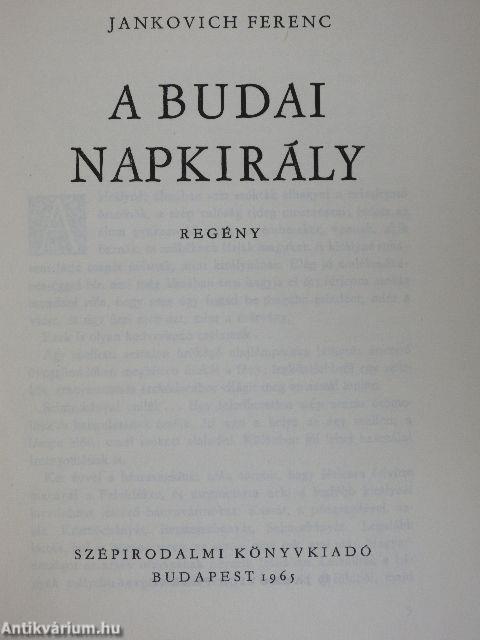 A budai Napkirály