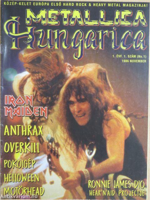 Metallica Hungarica 1986. november