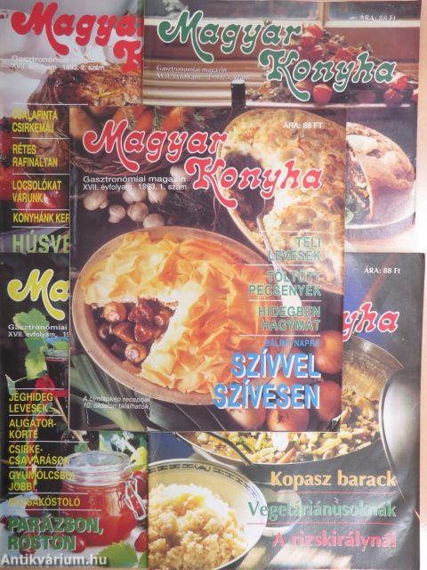 Magyar Konyha 1993. (nem teljes évfolyam)