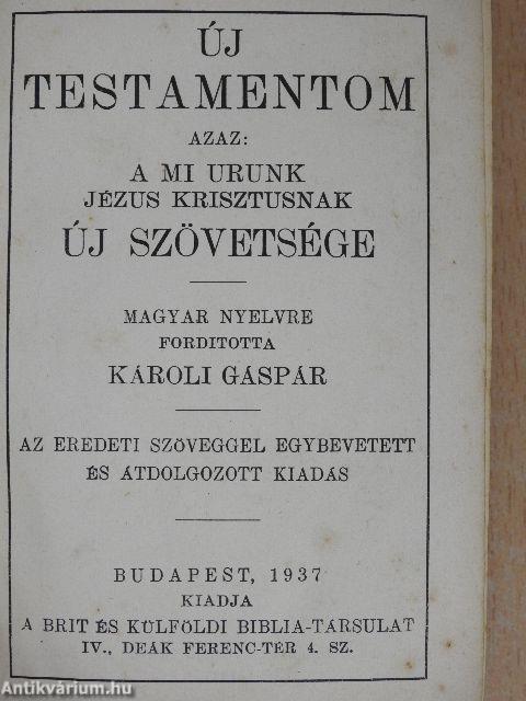 Új Testamentom/A zsoltárok könyve