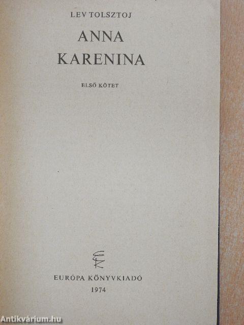 Anna Karenina I-II.