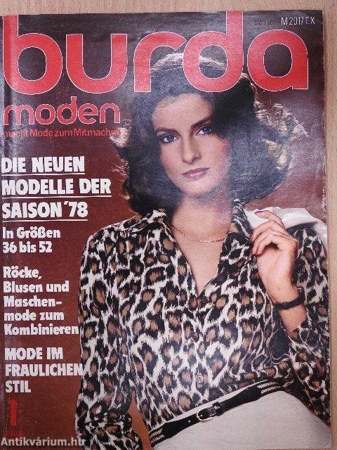 Burda Moden Januar 1978