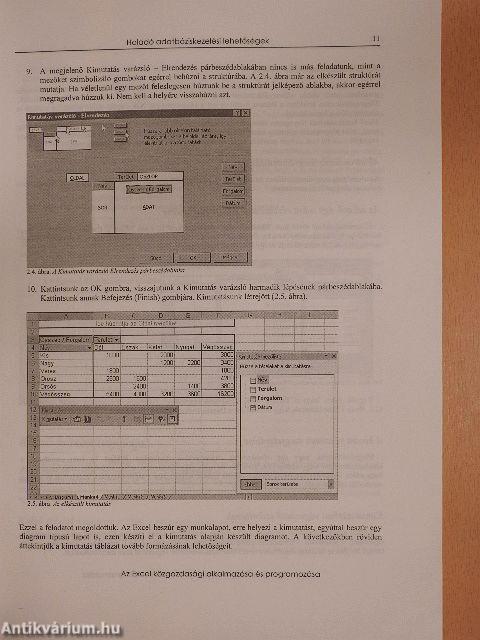 Az excel gazdasági alkalmazásai és programozása