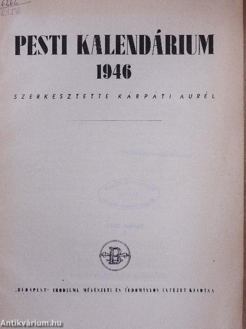 Pesti Kalendárium 1946