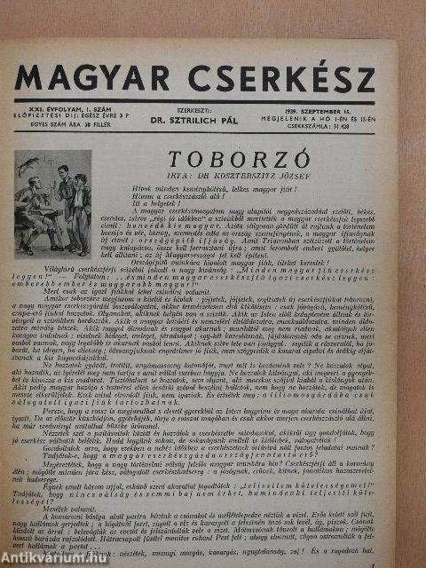 Magyar Cserkész 1939. szeptember-1940. augusztus