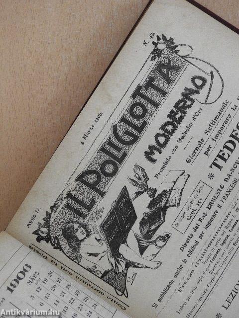 Il Poliglotta Moderno 1905-1907. (nem teljes évfolyam)