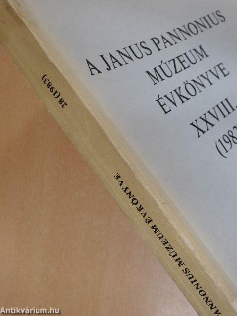 A Janus Pannonius Múzeum évkönyve 1983