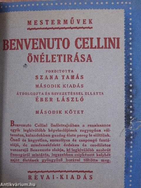 Benvenuto Cellini önéletirása I-II.