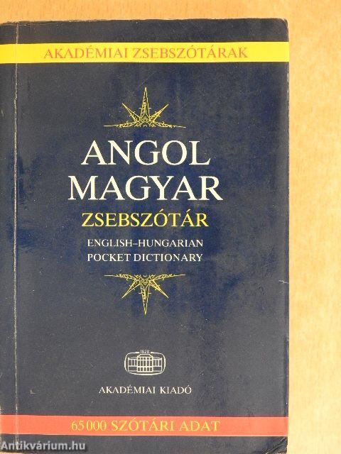 Angol-magyar zsebszótár