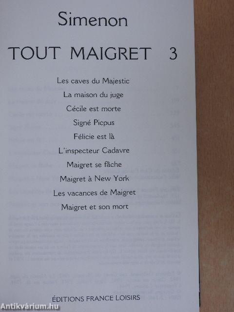 Tout Maigret 3.