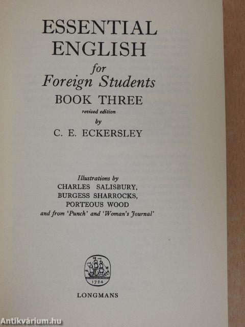 Essential English for Foreign Students 3. - Student's Book