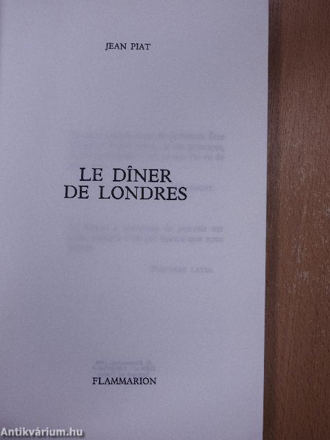 Le Diner de Londres