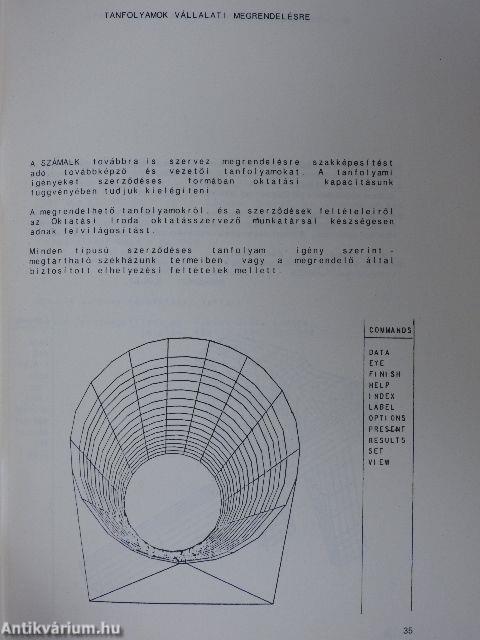 Tájékoztató Az 1988/89-es tanév szakemberképző számítástechnikai tanfolyamairól