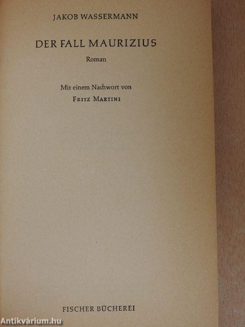 Der Fall Maurizius