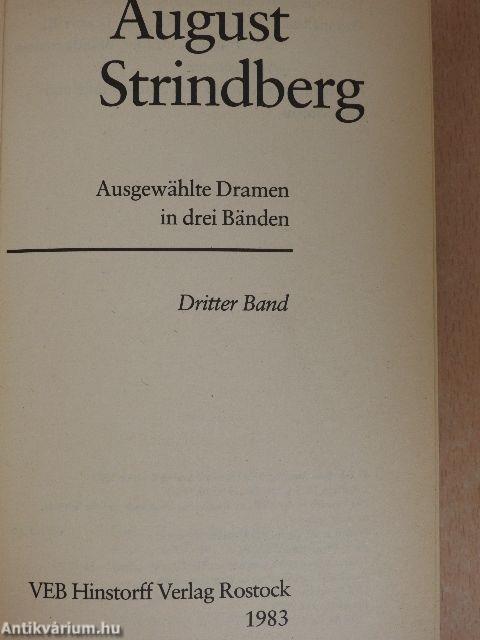 Der Totentanz/Kristina/Gustav III./Ein Traumspiel/Wetterleuchten/Die Brandstätte/Die Gespenstersonate