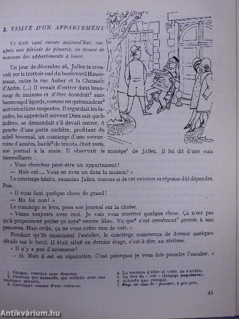 Cours de Langue et de Civilisation Francaises III.