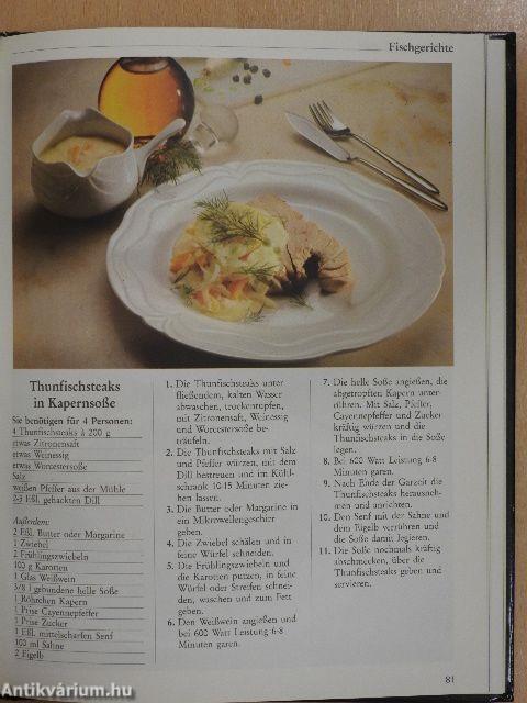 Schmackhafte, schnelle Mikrowelle