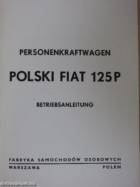 Polski Fiat 125 P